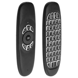 Ratón de aire Universal USB BT 2,4G C120, con luz negra colorida, miniteclado, controles de voz, inalámbrico - Product Image 1