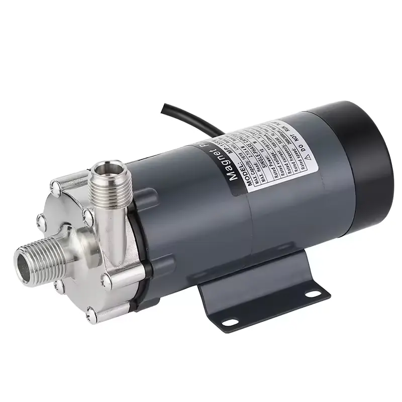 Bomba de água magnética MP-15RM 2024, produto comestível 220V/110V 304 de aço inoxidável de alta temperatura 140C 1/2" BSP NPT Mag elétrica