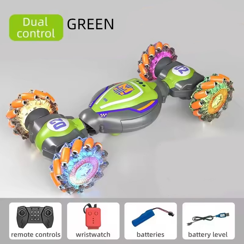 Gris Vert - Double Télécommande