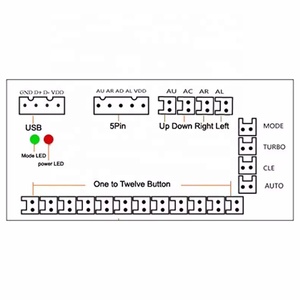 Zero Delay Usb <strong>Keyboard</strong> Encoder to PC Joystick and Buttons for Arcade Happ Diy Kit Parts - Product Image 6