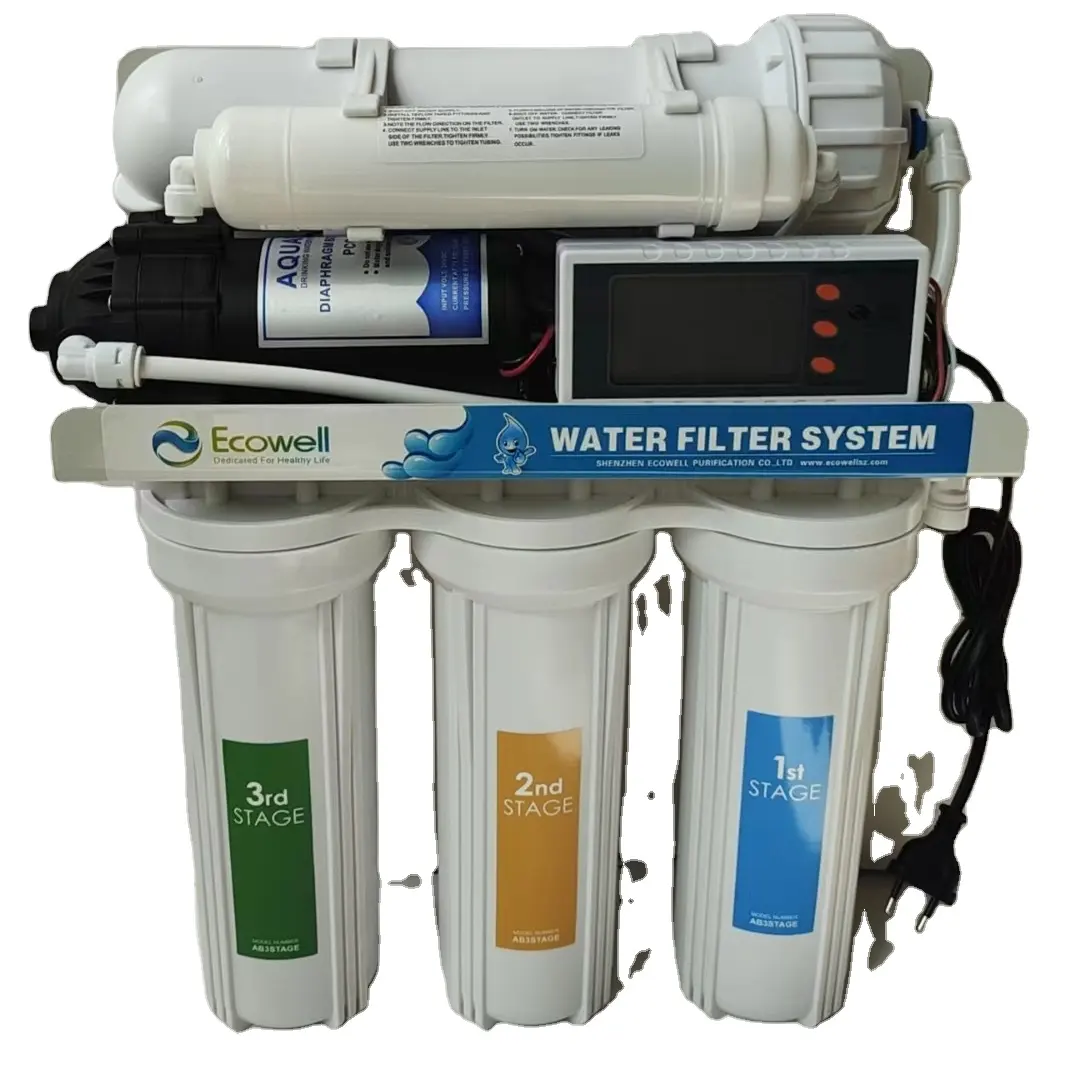 Sistema TDS de filtro de agua de ósmosis inversa de 8 etapas