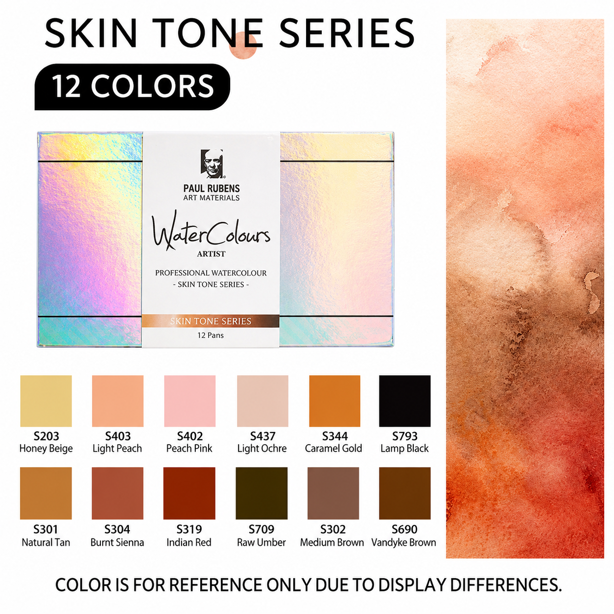 12 Skin Tone Colorful
