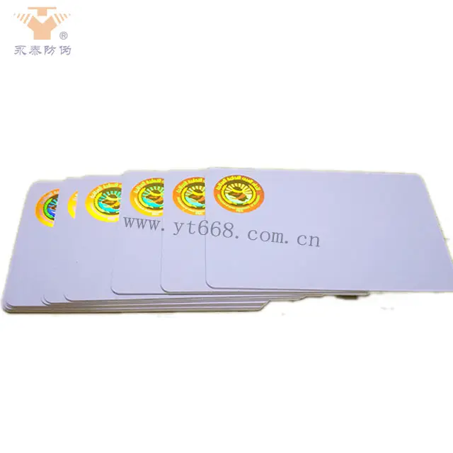 अनुकूलित मुद्रित डिजाइन मुद्रण गर्म मुद्रांकन होलोग्राम प्लास्टिक कार्ड होलोग्राफिक सदस्यता पीवीसी कार्ड