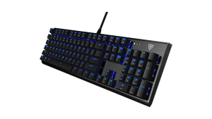 Teclado para jogos com fio SK-52SL 104 teclas, teclado para PC, computador, escritório, jogos, preto, colorido, com iluminação traseira, eixo Cereja Kailh Gateron