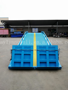 Móvel hidráulico doca nivelador quintal empilhadeira móvel recipiente carregamento rampas