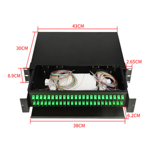 2U 19'' Sliding <strong>Type</strong> Rackmount Drawer <strong>Type</strong> Optical Full Load SC APC 48 Core Terminal Box Fiber Optic Port <strong>Patch</strong> <strong>Panel</strong> - Product Image 6