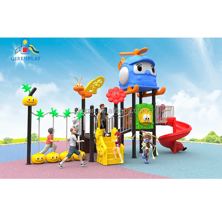 New design China Plastic Slide Children Toys Outdoor Playground Slides Kids Play Park For Preschool