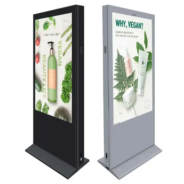 Kiosk máquina de propaganda à prova d' água ip65, melhor preço, 49 polegadas, uso externo, capacitivo, à prova d' água, display digital de sinalização