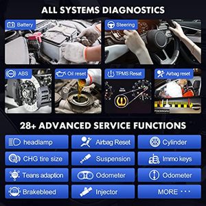 Strumento di programmazione portachiavi Autel IM508 con programmatore XP200-aggiornamento gratuito di 2 anni, controllo a 2 vie, strumento di scansione del sistema completo 28 + - Product Image 5
