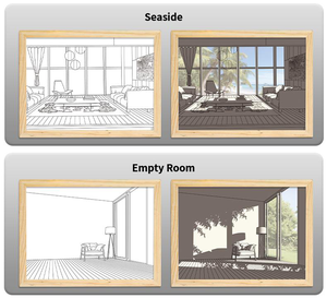 Sáng Tạo Trang Trí Nội Thất Nghệ Thuật Ban Đầu Màn Hình Acrylic Lớp Bức Tranh Đầy Màu Sắc Và Phác Thảo Thay Đổi LED Nghệ Thuật Ánh Sáng <span class=keywords><strong>Panting</strong></span> - Product Image 6