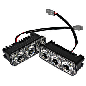 2個3 LEDハイパワースーパーホワイトカーデイタイムランニングライトフォグランプSUVバントラックボート用 - Product Image 3