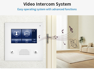4.3 inç wifi video interkom commax interkom çok daire görüntülü kapı telefonu interkom kapı - Product Image 5