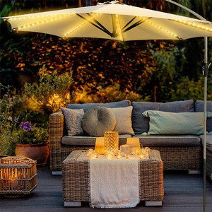 Patio Umbrella <strong>String</strong> <strong>Light</strong> 104 <strong>LED</strong> Remote <strong>Control</strong> <strong>8</strong> Lighting Mode Umbrella <strong>Lights</strong> Battery Operated Waterproof