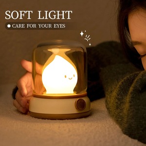Wholesale Ghost Campfire Night Light Realistic Flame Timer Rechargeable Cute Flame Cozy Table <strong>Lamp</strong> for Kids Gift