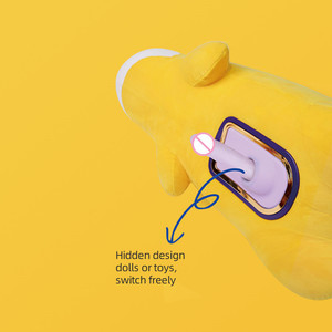 Auto-Thumping Lady Kuscheltier USB-Netzteil Sex Machine Schub spielzeug Vaginal Vibrator Dildo Spielzeug - Product Image 2