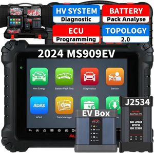 Autel MaxiSys MS909 EV Igual que Ultra EV Escáner de diagnóstico inteligente Sistema de alto voltaje Programación de codificación ECU