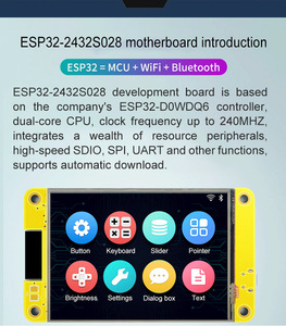 2.8 pollici Touch Screen ESP32 scheda di sviluppo WIFI Bluetooth Smart LCD Display 240*320 LVGL