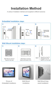 12.1 Inch All in One <strong>Lcd</strong> <strong>Monitor</strong> Touch Screen Ips Tft Tablet <strong>Display</strong> Usb Vga Hmi Led Embedded Industrial Panel Pc - Product Image 6