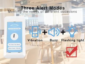 Nuevo diseño Restaurante Buscapersonas Sistema de intercomunicación Sistema de alarma inalámbrico Suministro de fábrica Buscapersonas - Product Image 4