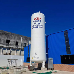 ASME standart 5m3 2.16Mpa dikey tip kriyojenik sıvı CO2 gaz depolama tankı içecek fabrikası için - Product Image 2