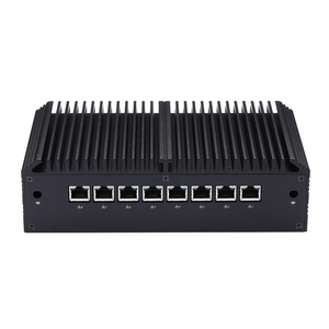 מחשב תעשייתי 5 gen celeron 3205u fanless 8 ethernet Gigabit lan יציאות מיקרו שרת מחשב מיקרו חומת אש לינוקס מיני PC