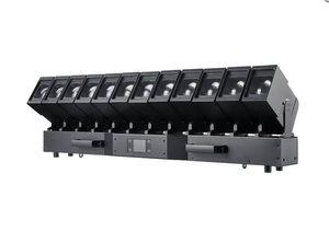 Новый прожектор Beam Moving Head 12x60W с цоколем E27, высоким индексом цветопередачи CRI 90, LED Wash Matrix, функцией Single Wobble и управлением DMX512 для дискотек и караоке - Product Image 3