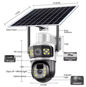 6MP kablosuz WIFI PTZ kamera 360 derece IP67 su geçirmez güvenlik sistemi 16 kanal ağ kamerası gece görüş bulut veri - Product Image 3