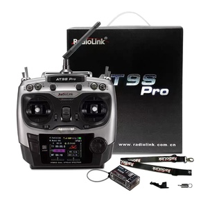 无线电链接AT9S Pro TX 10/12CH遥控无线电控制器遥控发射器，带R9DS RX 2.4G接收器，用于遥控FPV赛车无人机 - Product Image 1