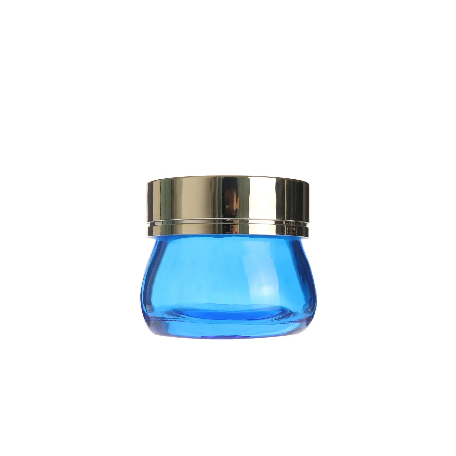 100 Gam Clay Facemask Glass Jar Với Nắp Kim Loại Kem Da Sử Dụng Glass Chum Mỹ Phẩm Glass Round Jar