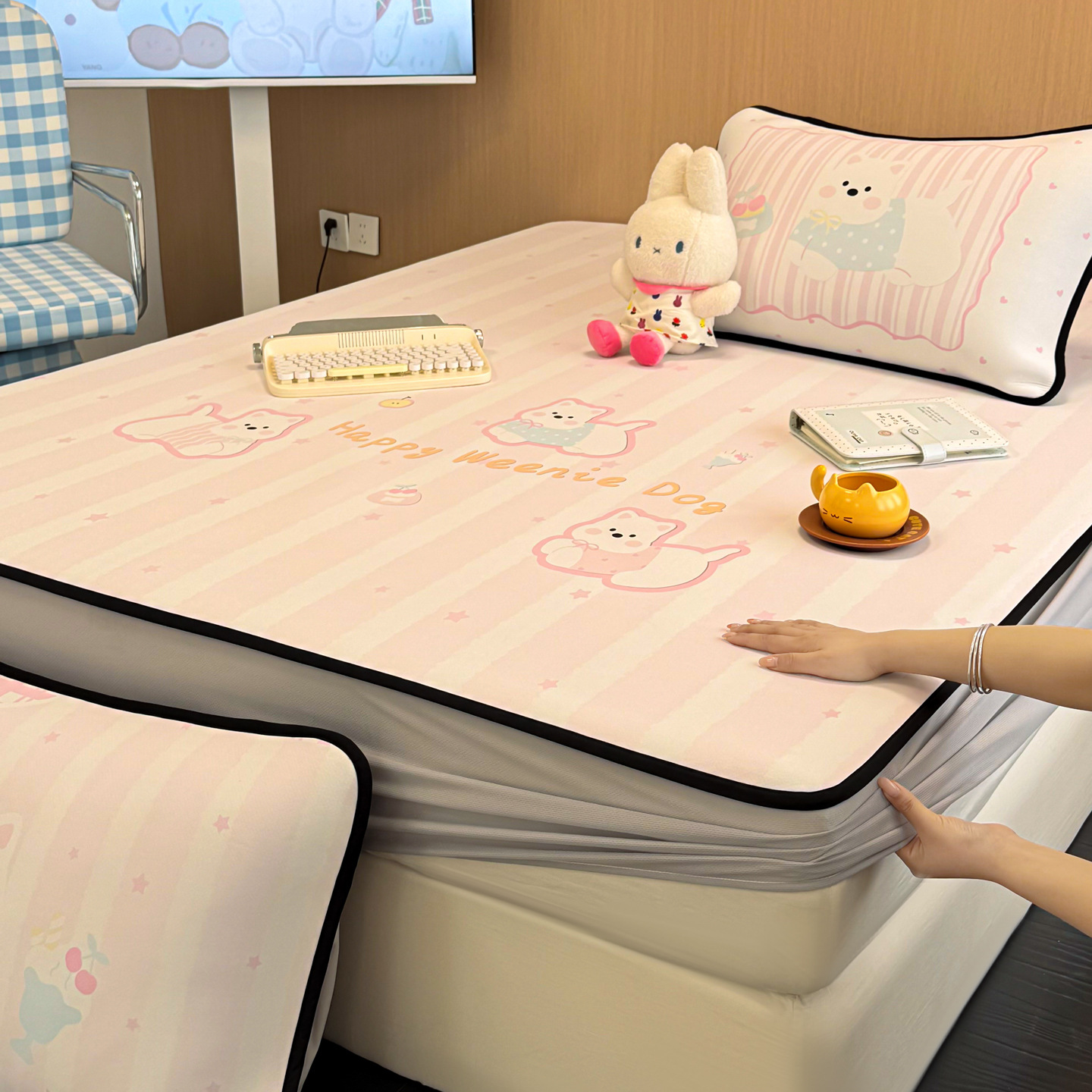 Peach Dog Star - Drap-housse