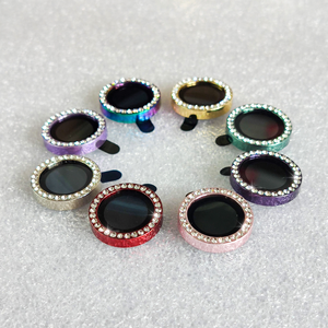 Bán Buôn 9H Tempered Glass Bling Kim Cương Long Lanh Máy Ảnh Ống Kính Bảo Vệ Cho Iphone 16 Pro Max 15 14 13 12 11 Máy Ảnh Ống Kính Bìa - Product Image 4