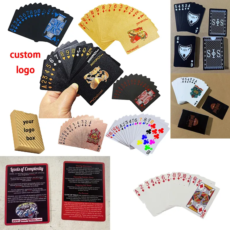 Carte Cognitive all'ingrosso poker carta personalizzata Sight Words Flash Cards For Kids Educational Gold Black White Silver playing 32