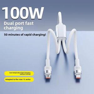 2-in-1 Super Fast Charging Data Cable Dual Head Flash Charging for <strong>Apple</strong> <strong>iPhones</strong> for Huawei PVC One-to-Two Mobile Phone - Product Image 3