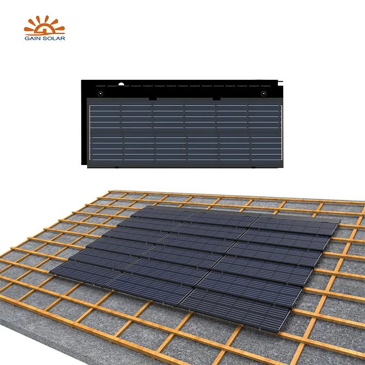 BIPV ألواح طاقة شمسية لأجهزة الطاقة الكهروضوئية, ألواح طاقة شمسية كهروضوئية لسقف الطاقة الشمسية على موصل شبكي ونظام الطاقة العاكس