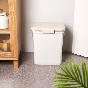 Yıkanabilir iç kutu ile kokuları azaltmak için kolu ile şık çöp kutusu taşınabilir koku giderici çöp kutusu - Product Image 6