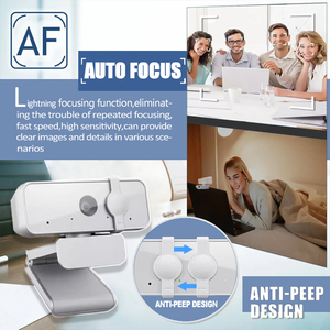 Kamera mit digitaler eingebauter Mikrofon-Webcam Keine Verzerrung HD 1080P-Computer-Webkamera für Video konferenzen - Product Image 5