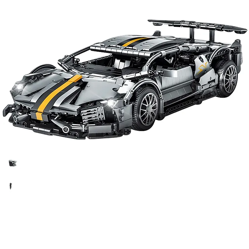 1337 Uds Lamborghinis técnico bloques de construcción Hypercar famoso modelo de coche de carreras montar Super vehículo ladrillos juguete para niños regalo
