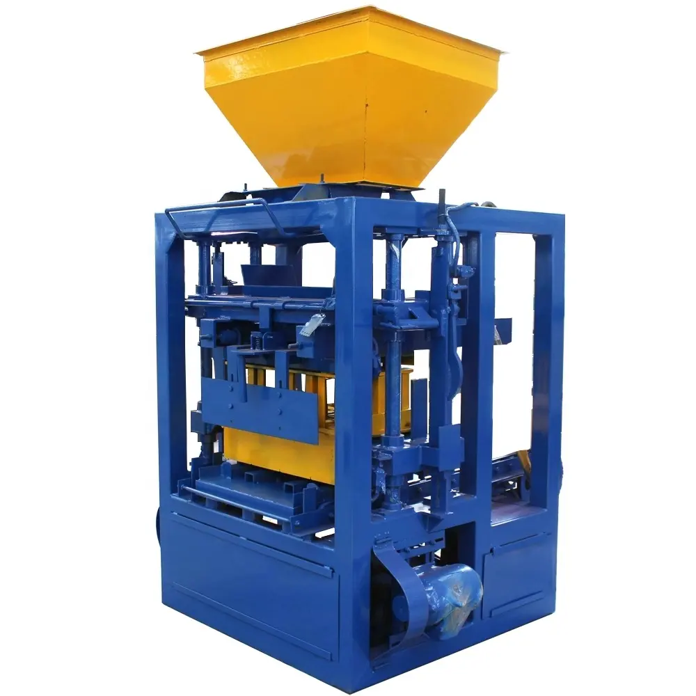 QMJ4-35 Fixed Concrete Brick Making Machinery Hollow Block Forming Machine