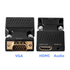 <strong>HDMI</strong> to VGA Audio <strong>Output</strong> Cable Computer Set-top Box Converter Connector Adapter for Laptop PC Monitor Projector HDTV Chromebook