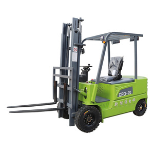 Carretilla elevadora eléctrica de 2 toneladas totalmente automática a pequeña escala, camión de descarga hidráulica con carga de cuatro ruedas para operaciones a pequeña escala - Product Image 2