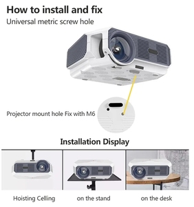 A4300 1080P Android Mini proyector mediano 1080P Wifi proyector con altavoz incorporado proyector para el hogar - Product Image 5