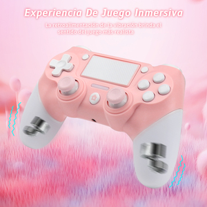 RALAN Pink Gamepad para PS4 consola PC Wireless Blue-Tooth Controller para Playstation 4 Game Joystick - Product Image 3