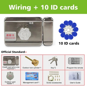 Sicurezza impermeabile per esterno blocco elettronico del cerchio con accesso senza chiave RFID Card controllo accesso Wireless Smart Lock