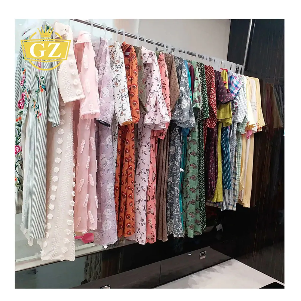 GZ Colourful Cheap Price Used Clothes Second Hand Clothing, Export In Batches Used Dress Brand
