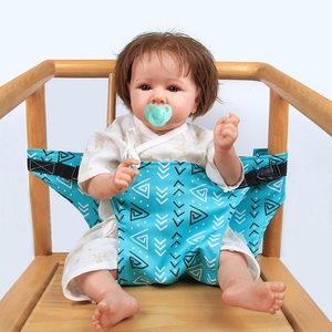 เบาะนั่งสำหรับเด็กเข็มขัดเก้าอี้สูงแบบพกพาปลอดภัยปรับได้ง่ายสำหรับการเดินทางของเด็กทารก - Product Image 1