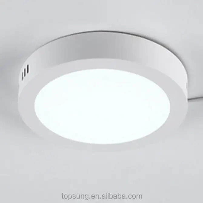 3.5 inch square flat led panel ceiling lamp 6w surface mount round slim led ceiling panel light