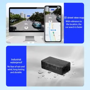 เครื่องติดตาม GPS ไร้สายขนาดเล็ก4G 2024บอกตำแหน่งแบบเรียลไทม์แบตเตอรี่ใช้งานได้นานอุปกรณ์ติดตามรถยนต์อัจฉริยะแบบพกพา