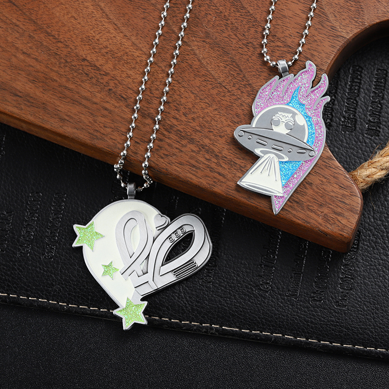 enamel necklace