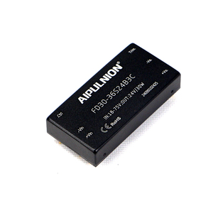 Convertidor de CC de entrada de paquete DIP de 30W, 18-75Vdc, 24Vdc, 1.25A - Product Image 2
