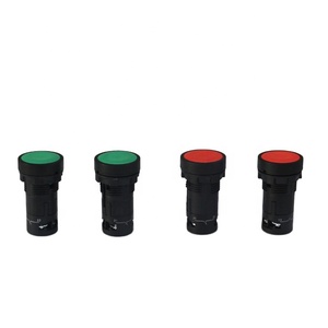 Pulsante piatto da 22mm luce a Led momentanea interruttore a pulsante 220v - Product Image 6
